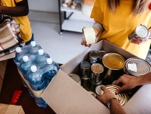 Żywność w&nbsp;paczkach